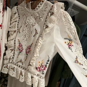 Zimmerman lace floral top